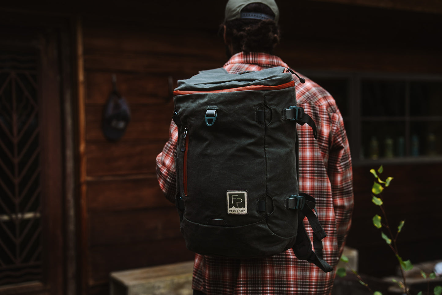 riverbank backpack heading home